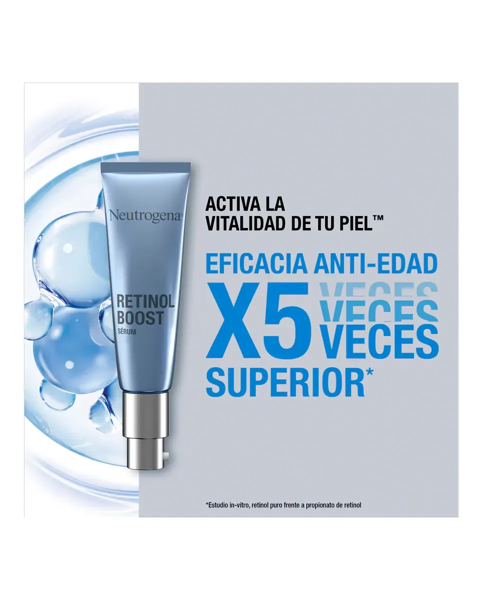 Сыворотка Neutrogena — Антивозрастная укрепляющая Retinol Boost, 15 мл — фото 2