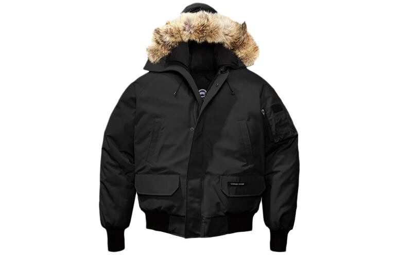 

Пуховик мужской черный Canada Goose