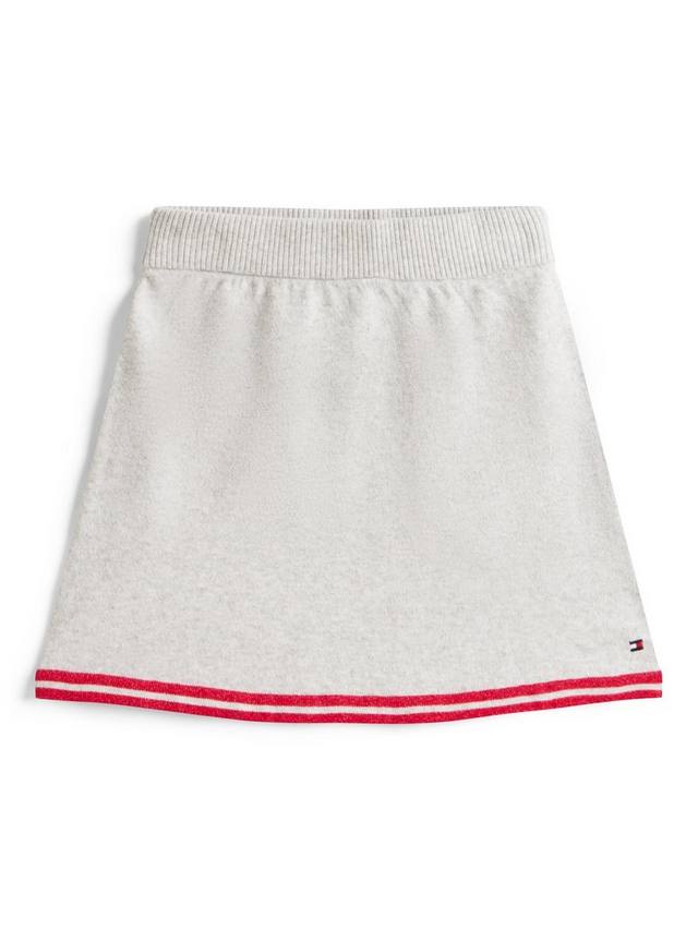 Детская вязаная юбка в стиле варьете Tommy Hilfiger, Light Grey Heather — фото 3