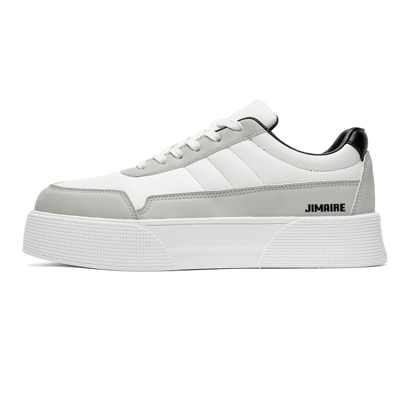 

King Jinmai Мужские низкие скейтерские кеды белые, цвет White