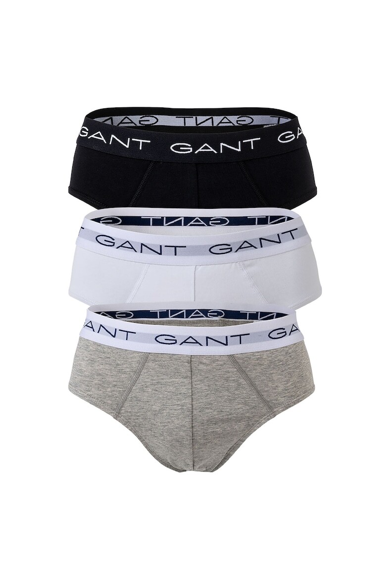 

Трусы с логотипом, 3 пары Gant, серый