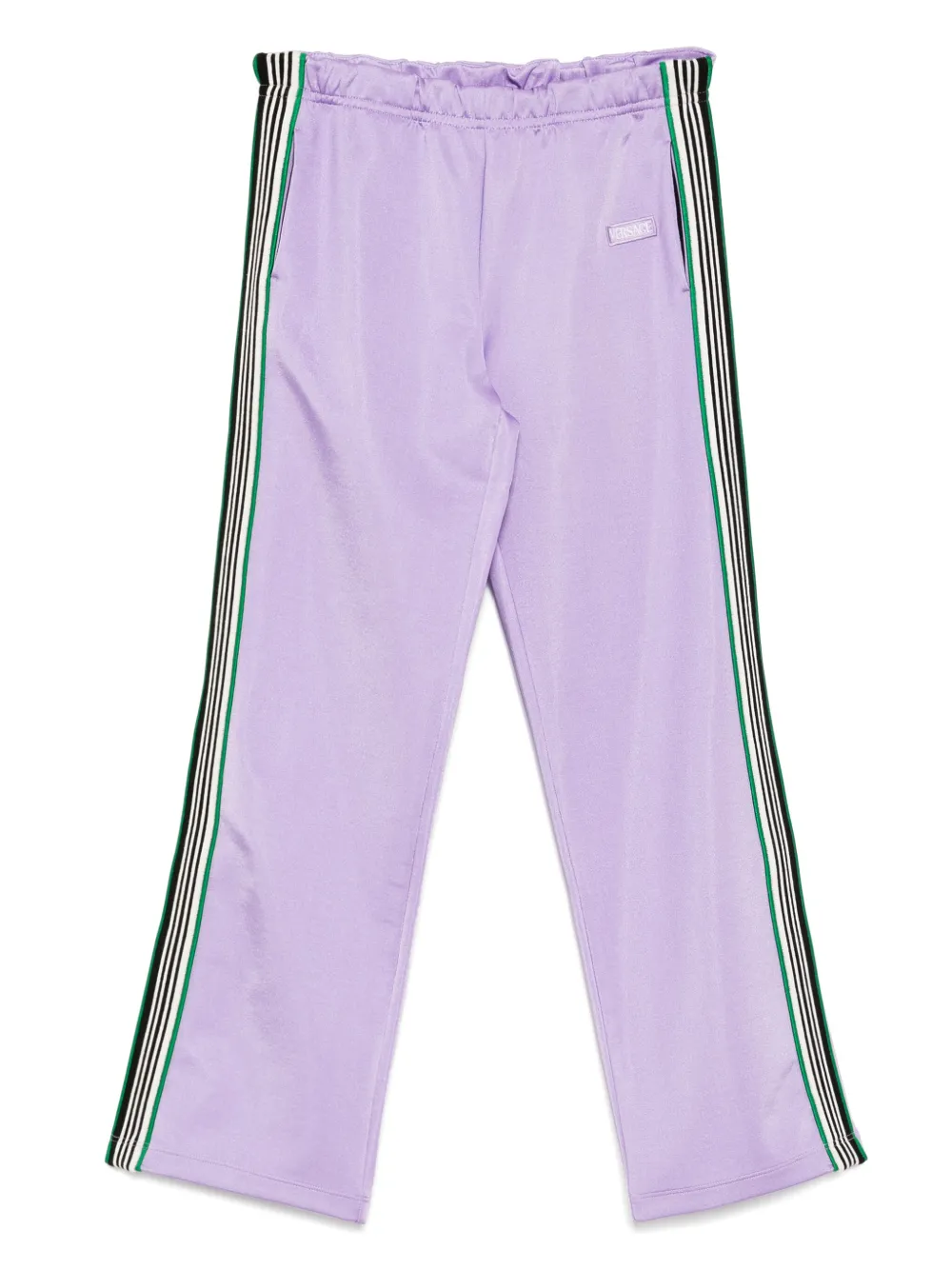 

Брюки с эластичным поясом Versace Kids, фиолетовый