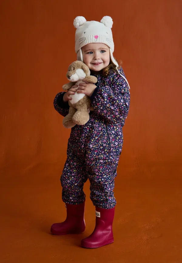 Комбинезон Jojo Maman Bébé, navy hedgehog, темно-синий с ежиком — фото 4