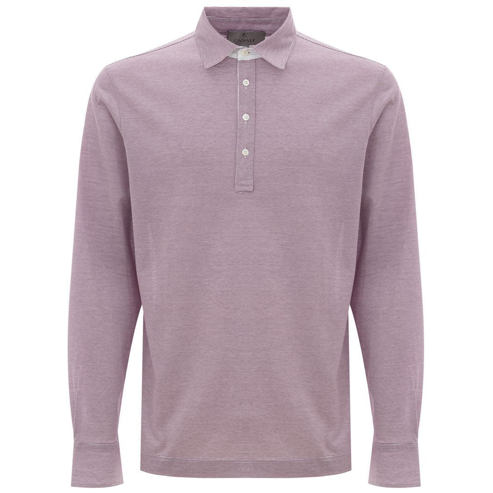

Мужская рубашка-поло Canali Cotton, розовый