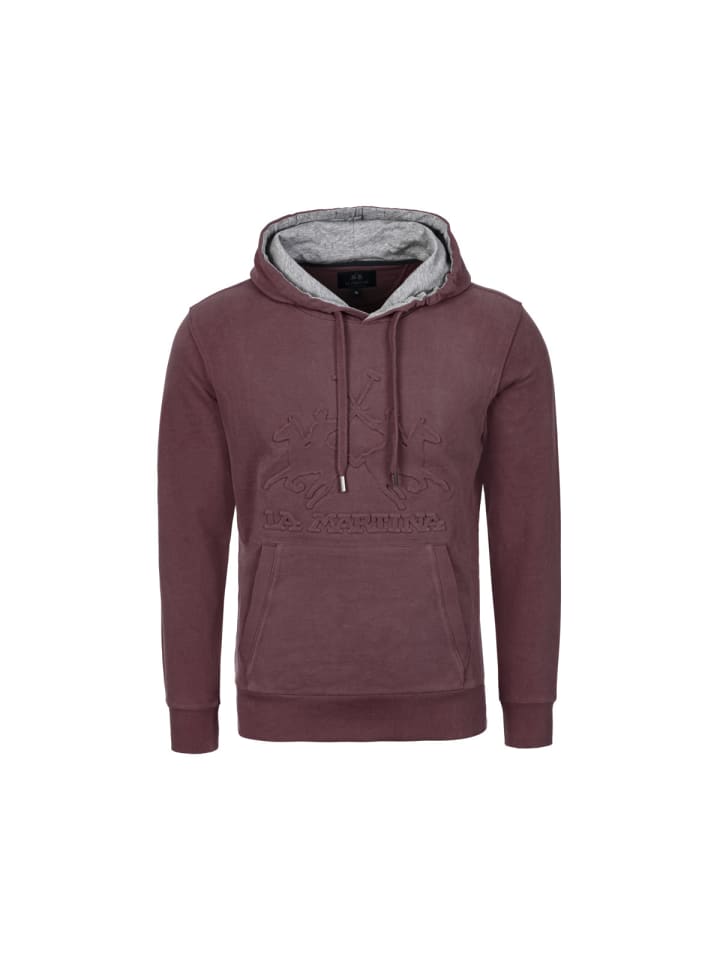 

Толстовка MBF010 бордового цвета La Martina