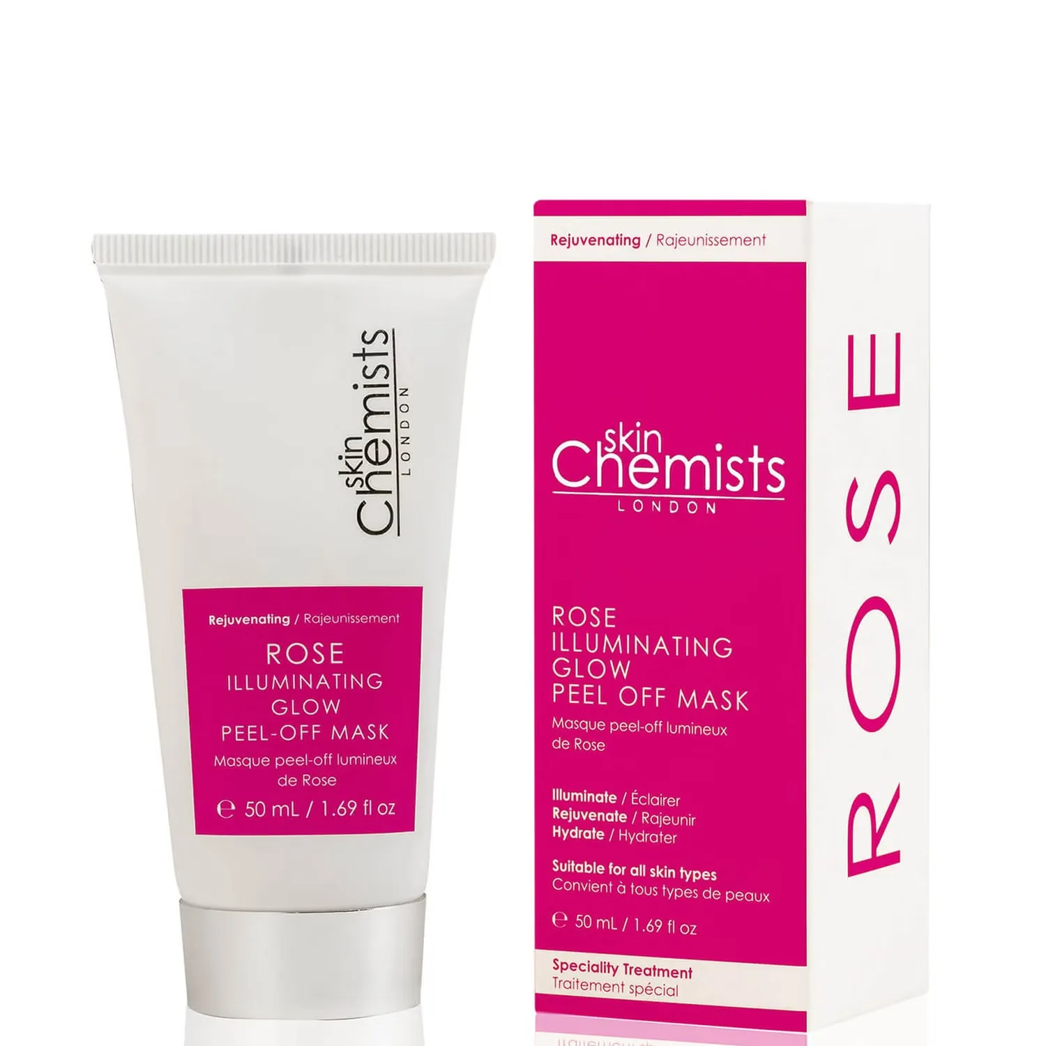 

Rose Маска-пленка для придания сияния и сияния 50 мл Skinchemists