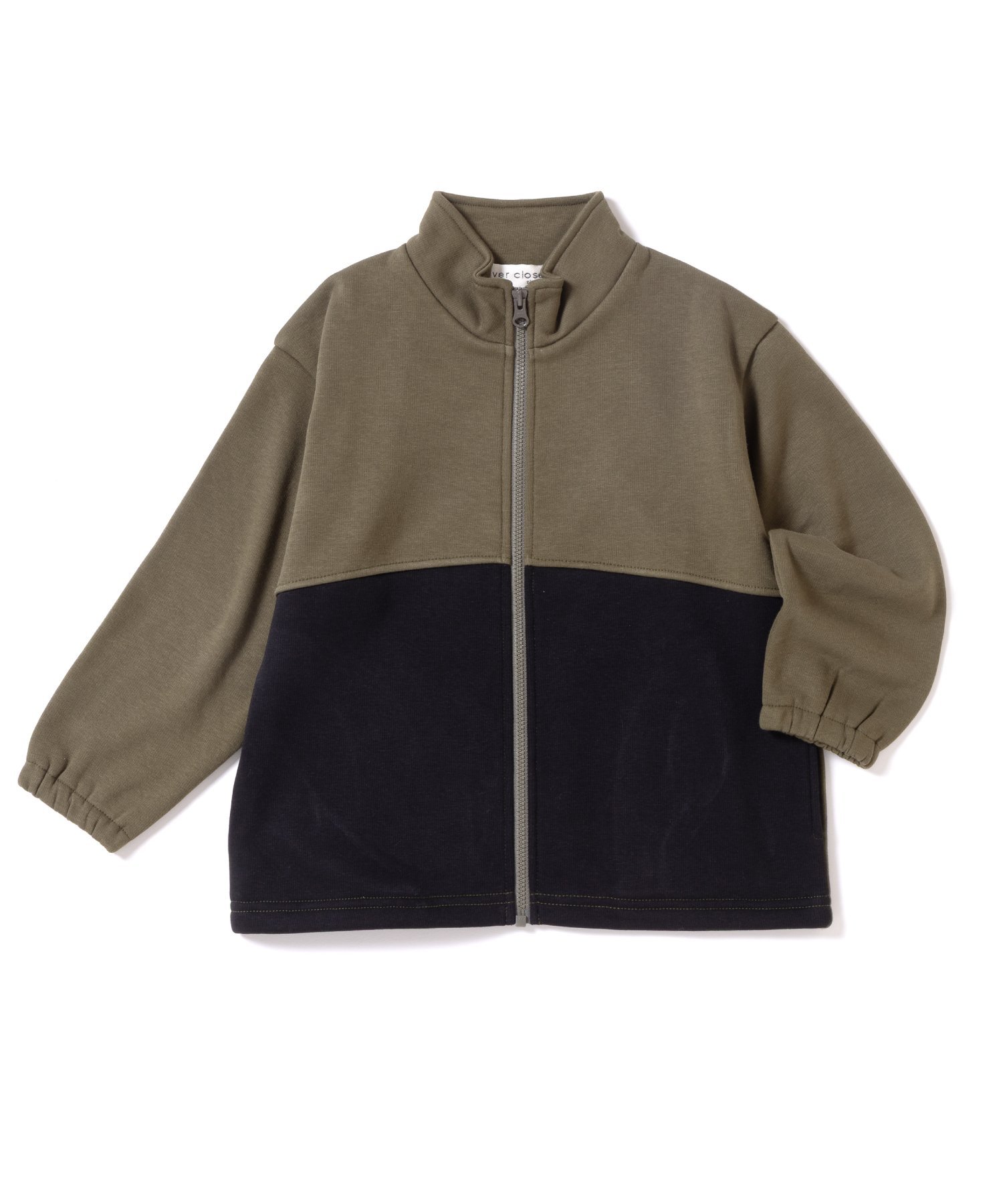 Блузон на флисовой подкладке Ever Closet, Khaki x Black — фото 2
