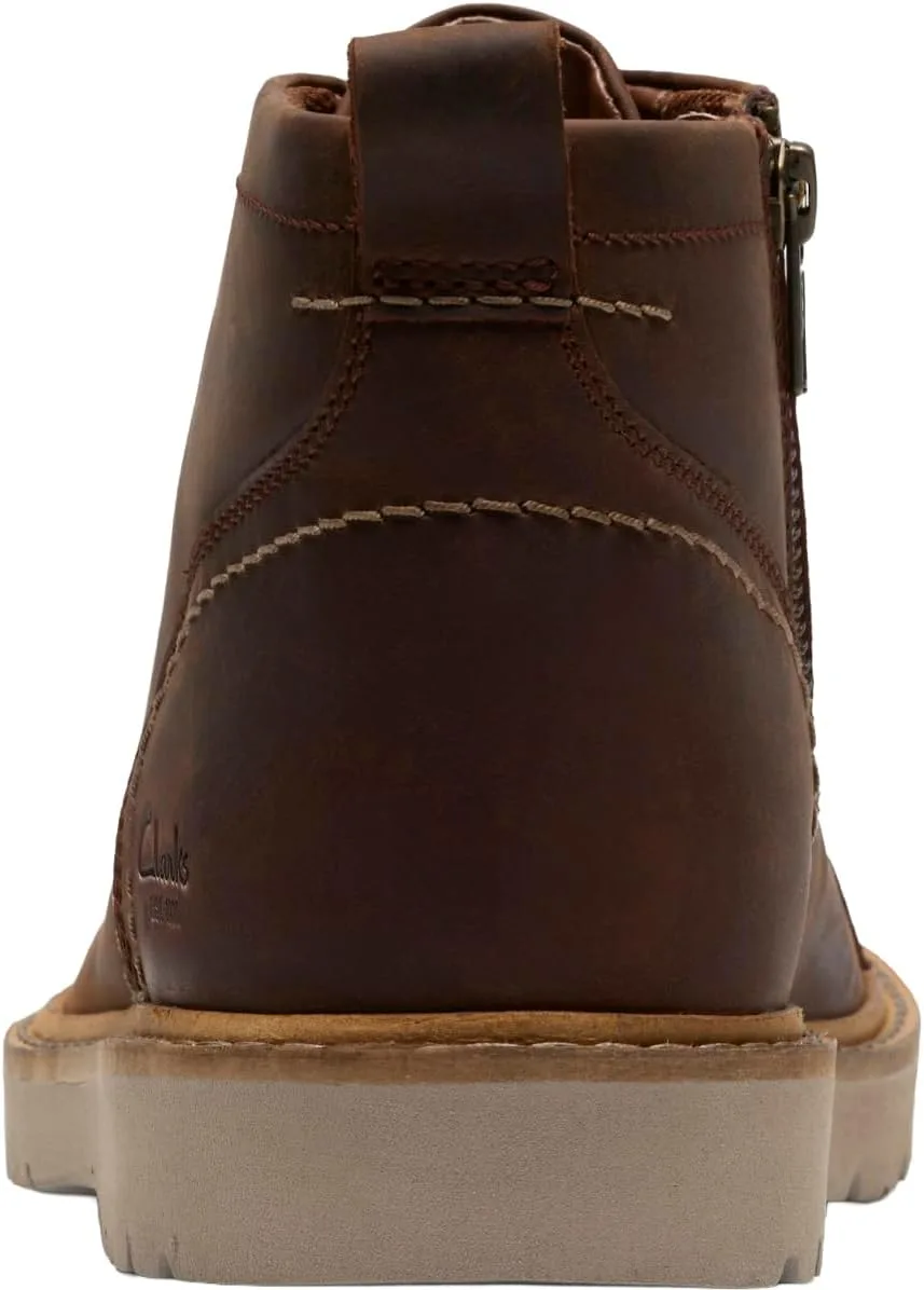 Мужские ботинки Clarks Eastridge Mid Lace-Up Chukka Boot на шнуровке, коричневый — фото 2