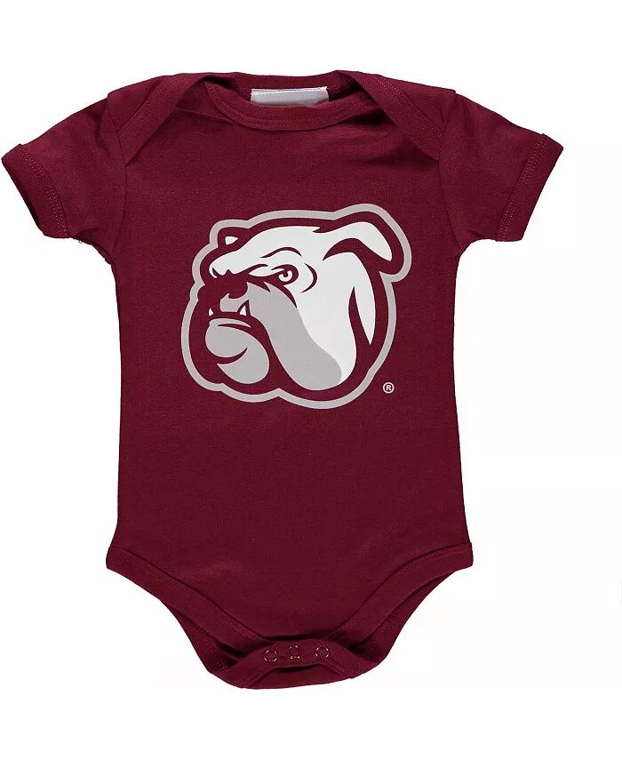 

Унисекс детский темно-бордовый Mississippi State Bulldogs большой логотип боди Two Feet Ahead