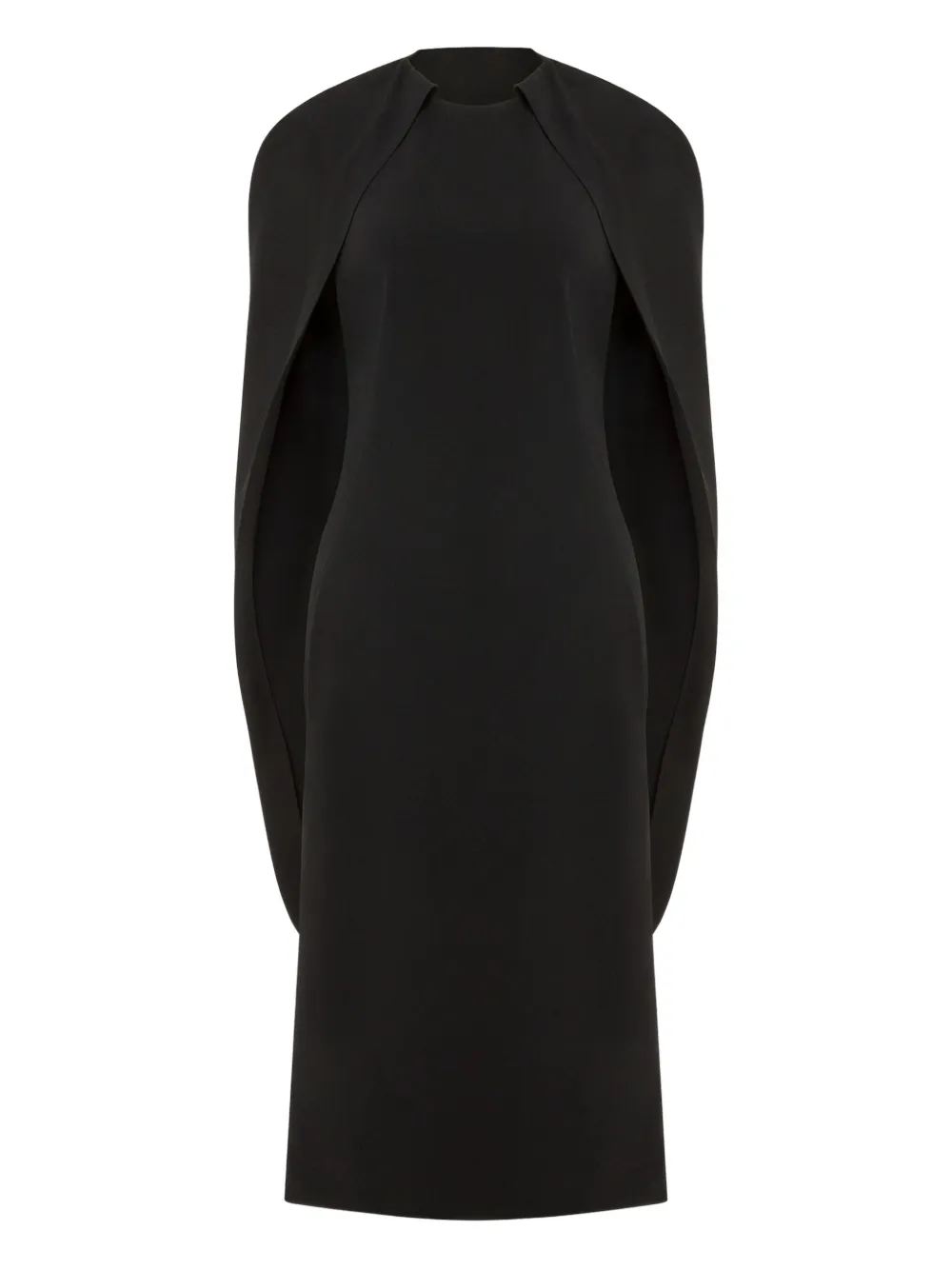 

Платье с рукавами кап Alberta Ferretti, черный