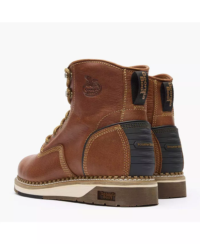 Мужские рабочие ботинки AMP LT Wedge GEORGIA BOOT, коричневый — фото 4
