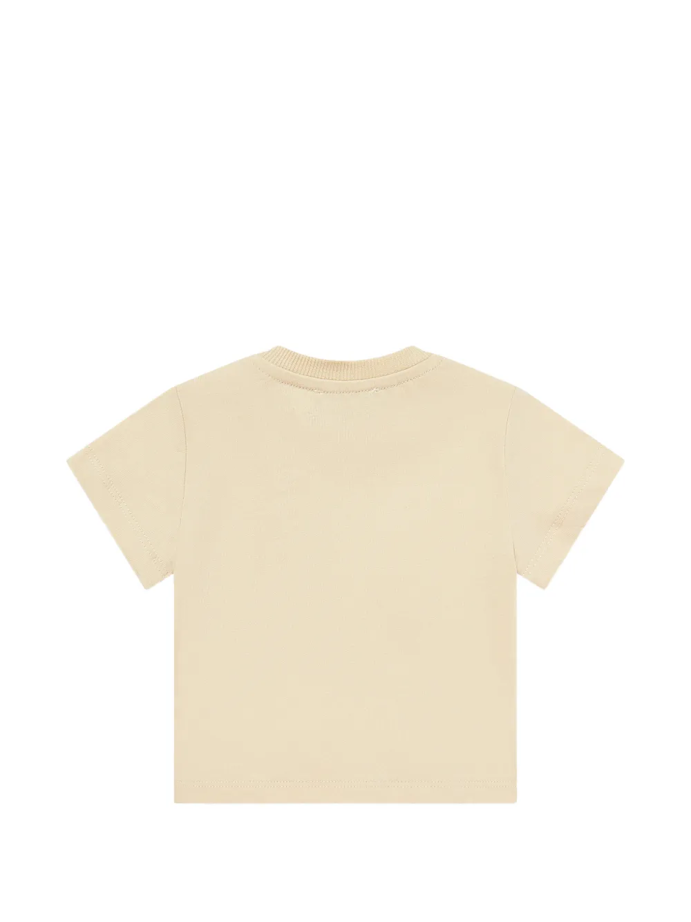 Футболка с графическим принтом Moschino Kids, бежевый — фото 2