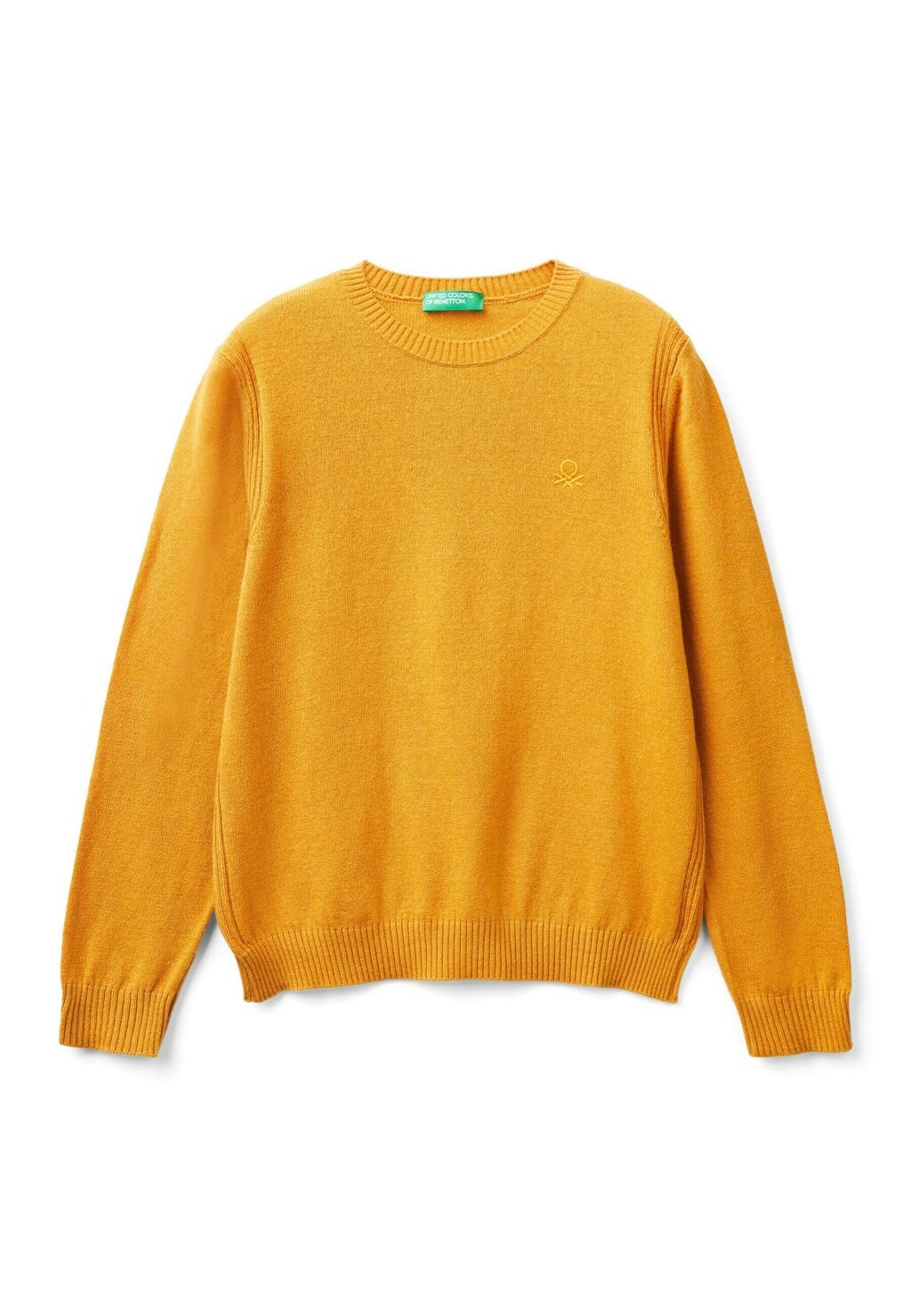 

Вязаный свитер CREW NECK United Colors of Benetton, желтый