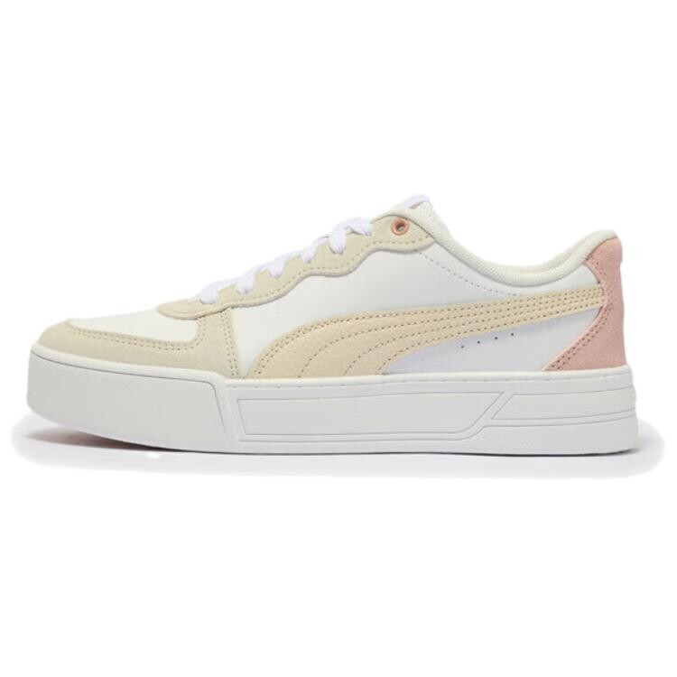 

Кроссовки Puma Skye Skateboarding Shoes Women's Low-top Beige/white/yellow, цвет Off-white