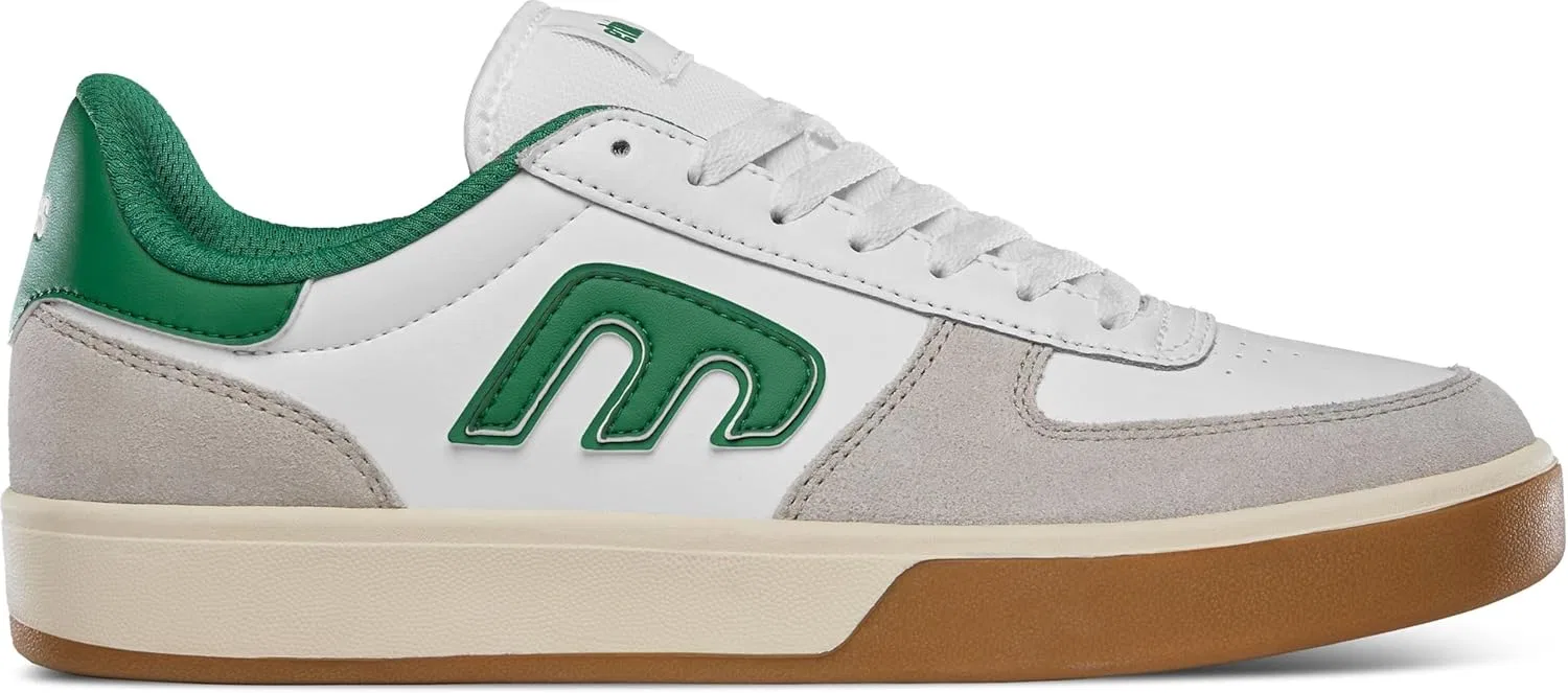 Скейтбордистские кроссовки Etnies Emerson Pro Model Low-Top из вулканизированной замши, Grey White Green