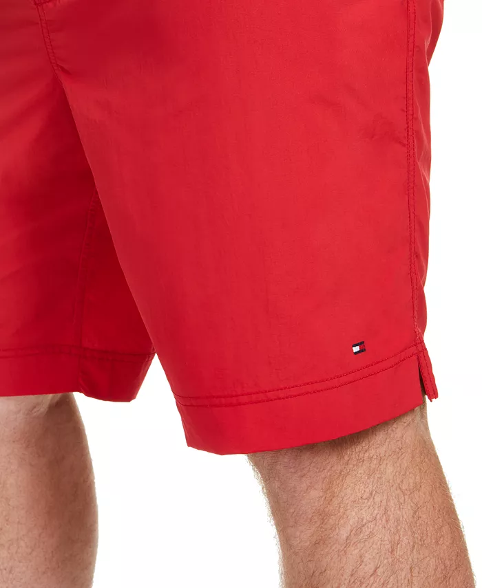 Мужские плавки Big & Tall 9.5" однотонные Tommy Hilfiger, красный — фото 4