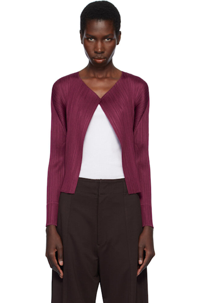 

Фиолетовый кардиган Monthly Colors March PLEATS PLEASE ISSEY MIYAKE