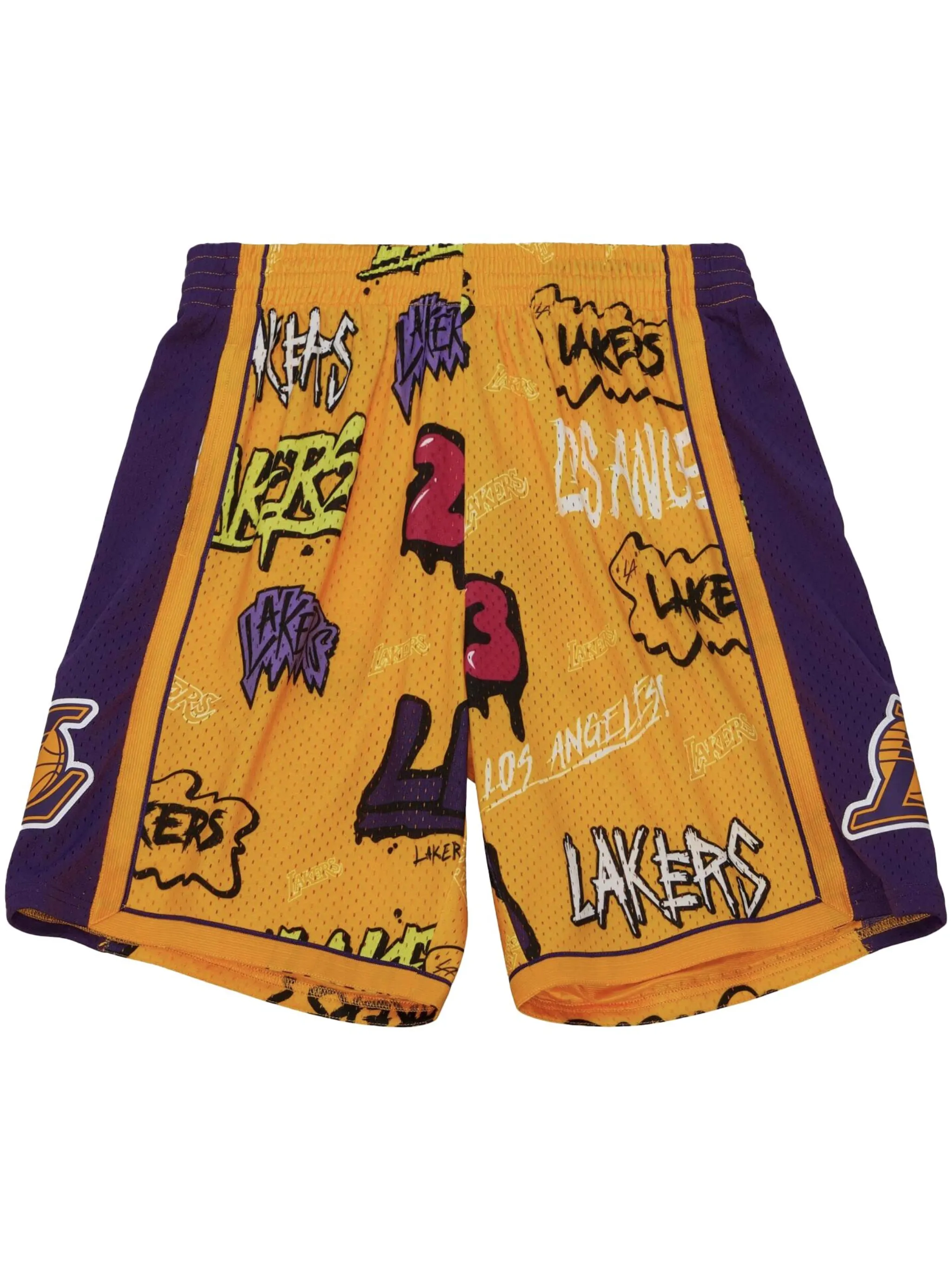 

Шорты NBA LA Lakers 2009 Slap Sticker Mitchell & Ness, желтый