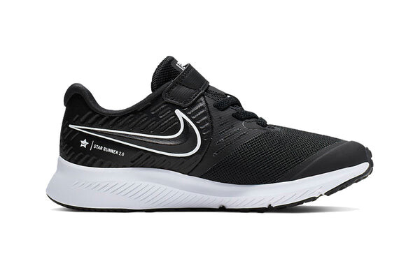 Кроссовки Star Runner 2Velcro Nike, черный — фото 2