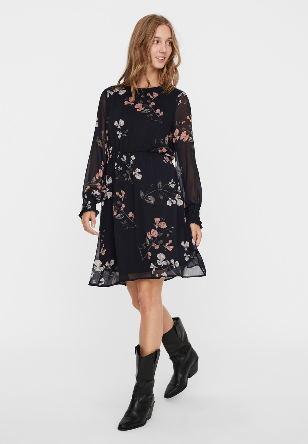 

Повседневное платье VMSMILLA DRESS Vero Moda, темно-синий