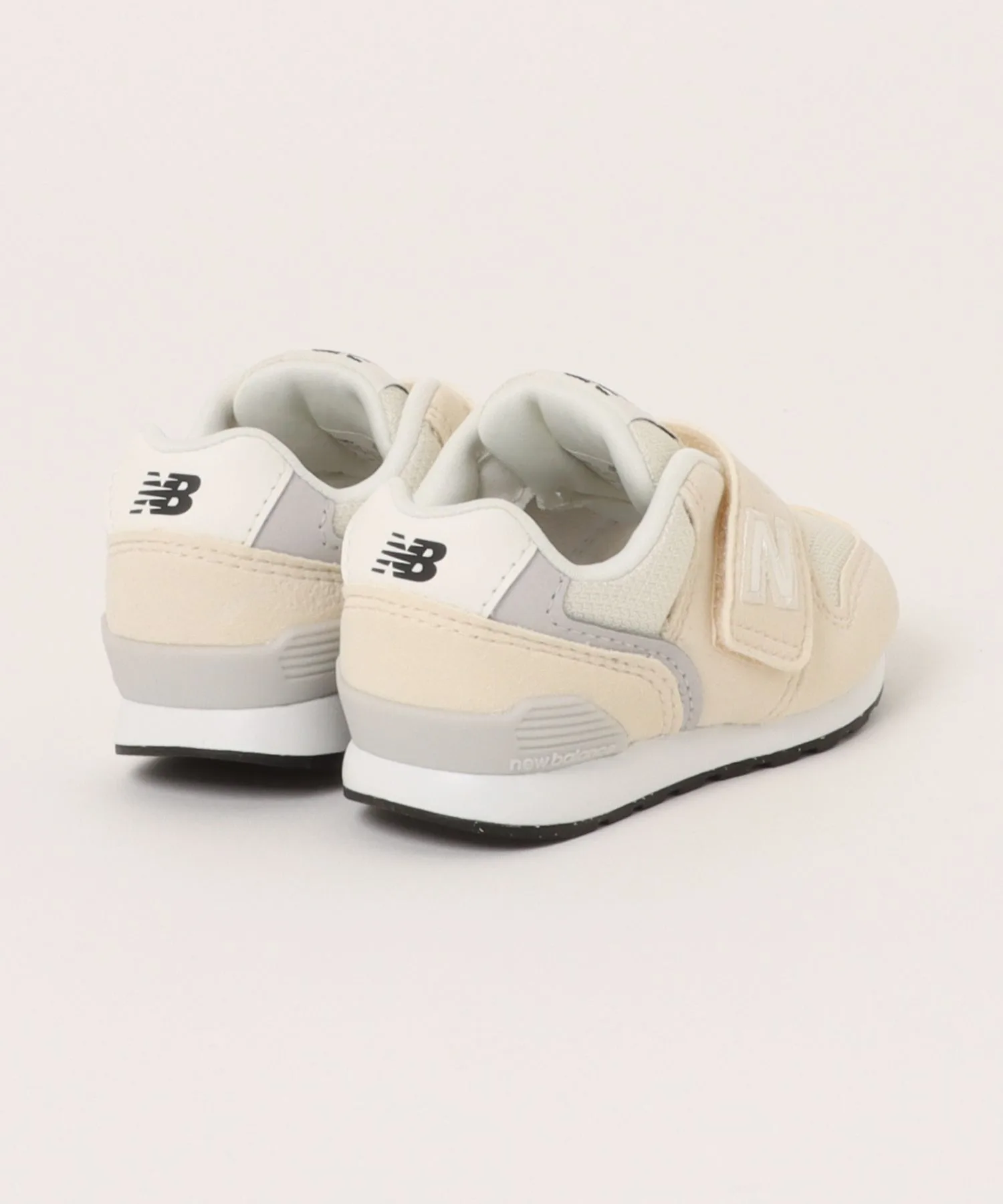 Детские кроссовки на липучках New Balance 996 v3 INFANT BEIGE бежевые — фото 2