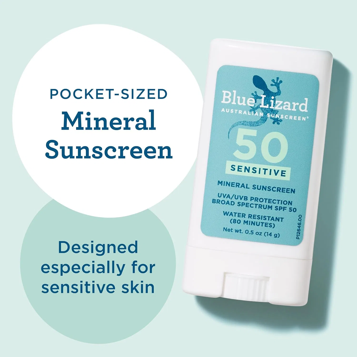 Минеральный солнцезащитный стик BLUE LIZARD Sensitive SPF 50+ Blue Lizard — фото 4