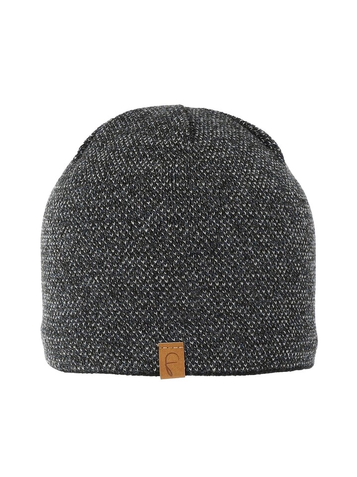 

Шапка Faera Melange Beanie mit Fleece Innenfutter und Strick, антрацит