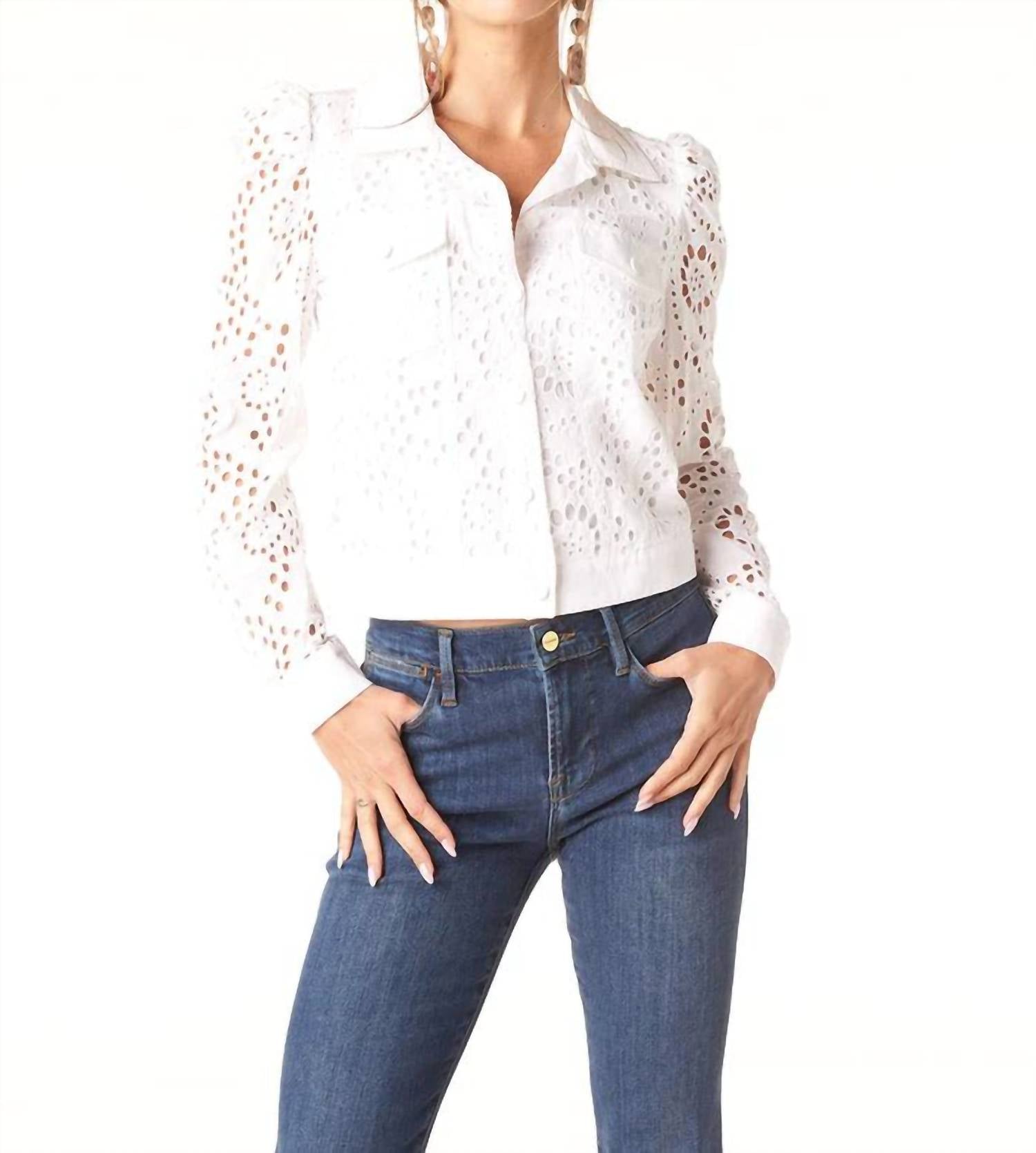 

Куртка Averill Eyelet с белыми люверсами Tart Collections