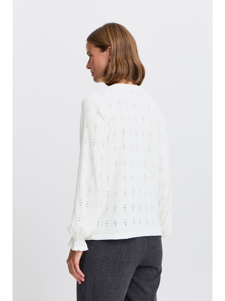 

B. young БЛУЗКА BYSILVA С ВЫРЕЗОМ - ДЖЕРСИ Стандартного кроя, цвет Marshmallow