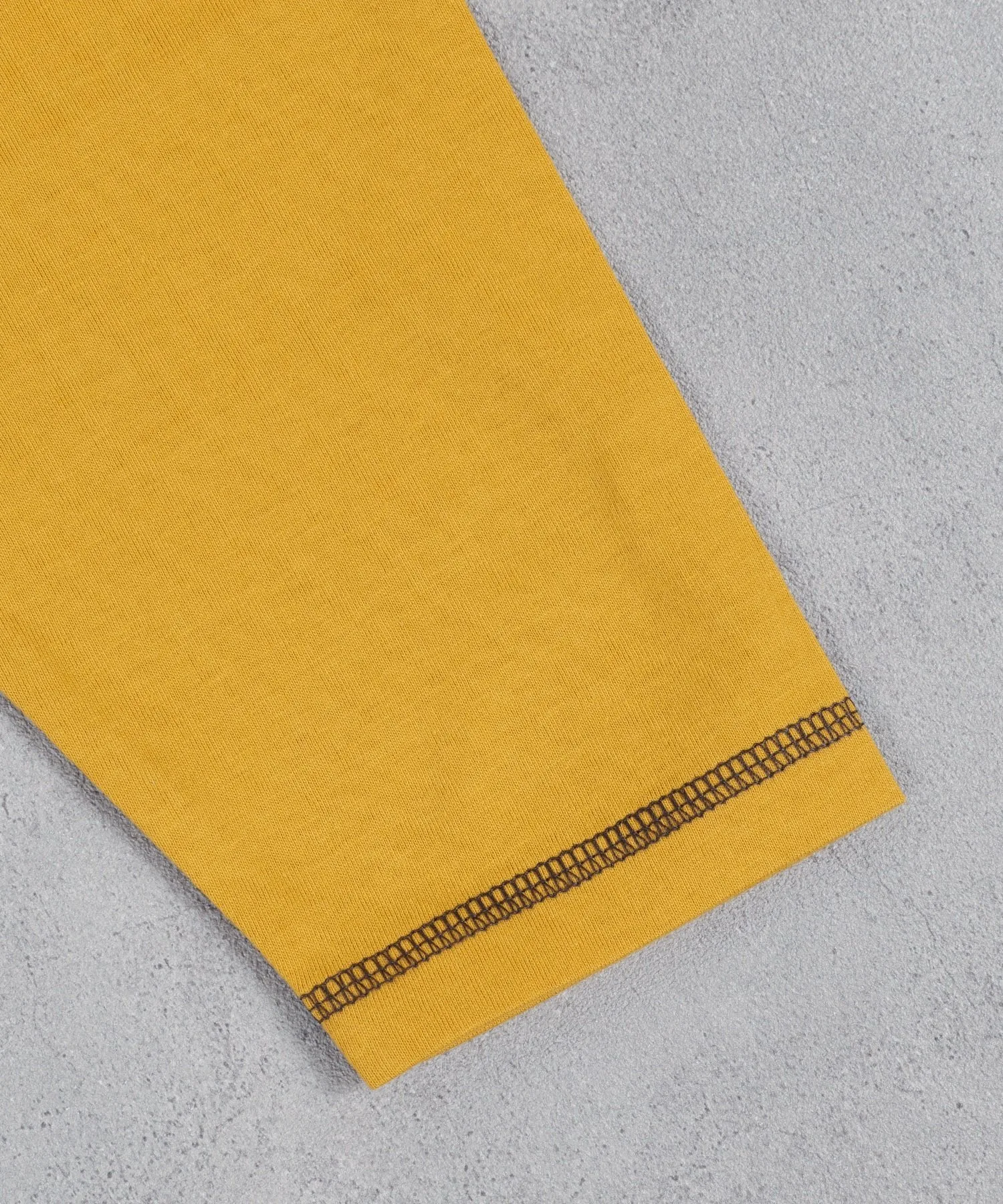 Хлопок из США, футболка Zengo Print Big Long Tee с принтом, большой размер. Life Support Products, Yellow — фото 4