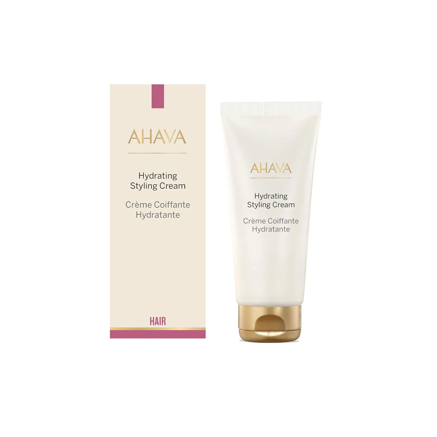 AHAVA Увлажняющий крем для укладки волос с аргановым, подсолнечным и сафлоровым маслами и увлажняющим осмотером, 200 мл