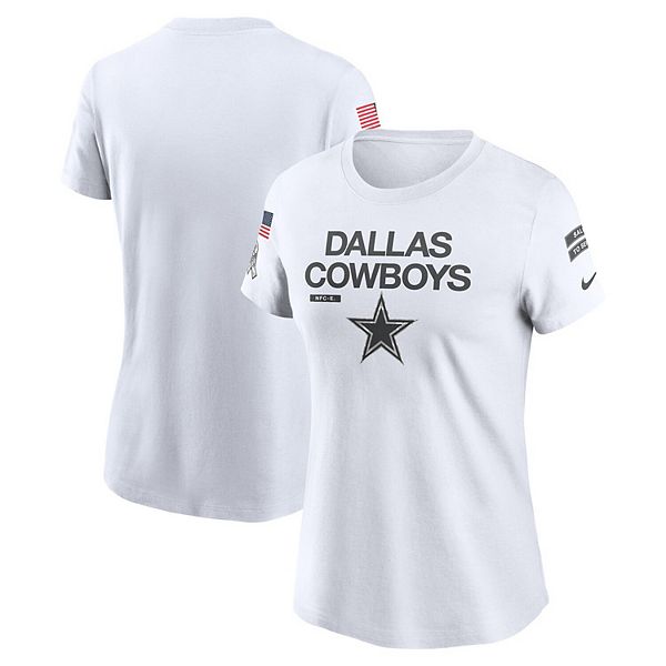 

Женская белая футболка Dallas Cowboys 2024 Salute to Service Legend Performance Nike, Белый, Женская белая футболка Dallas Cowboys 2024 Salute to Service Legend Performance Nike