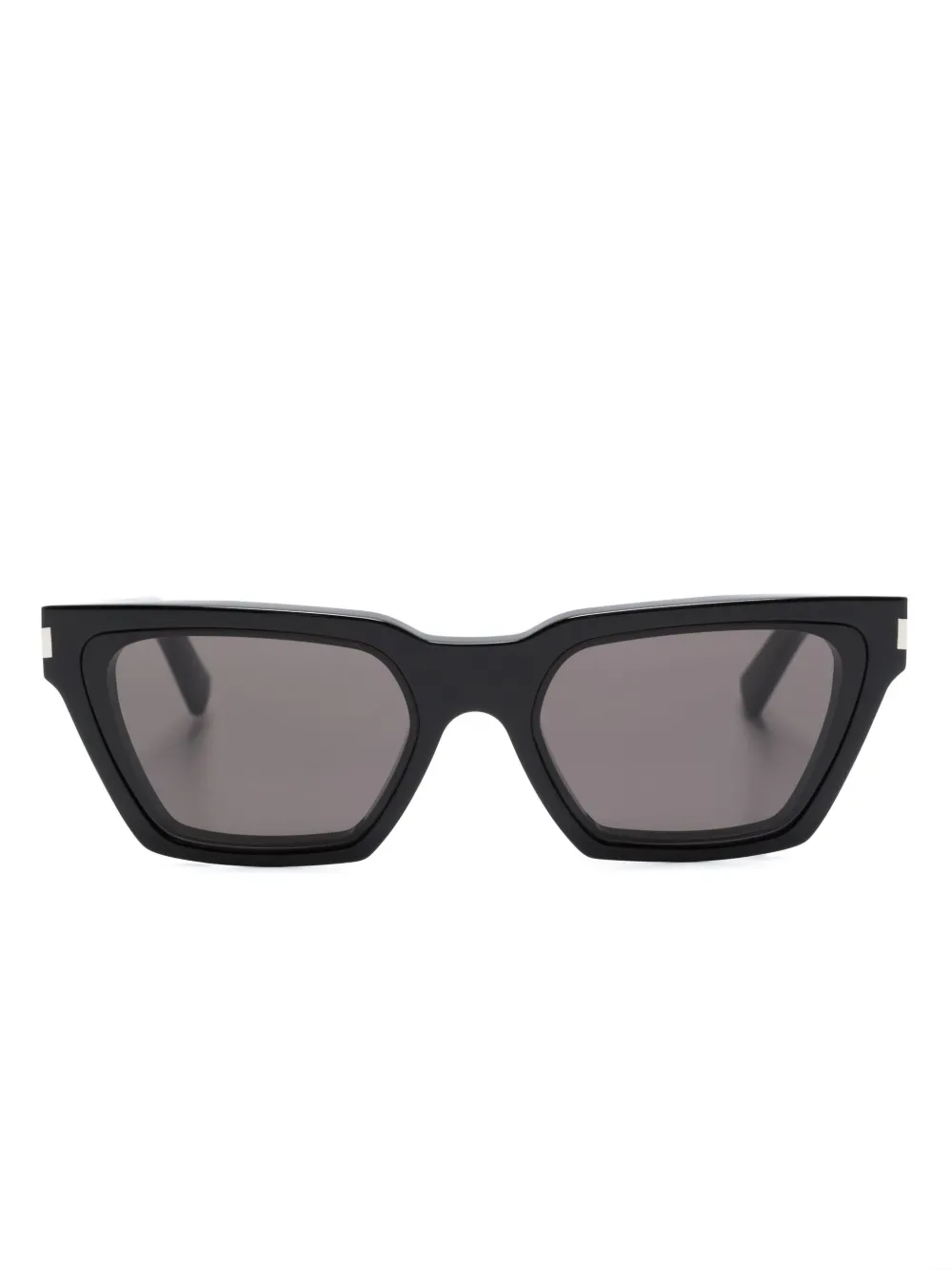 

Солнцезащитные очки в оправе 'кошачий глаз' с логотипом Saint Laurent Eyewear, черный