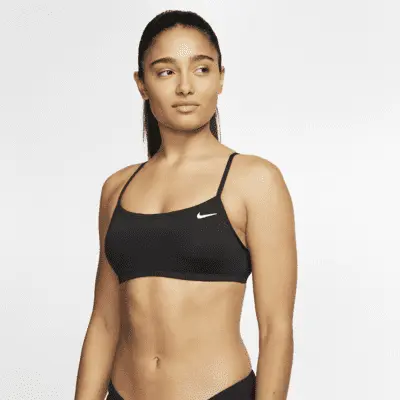 

Топ бикини Nike Essential Racerback Bikini Top, черный