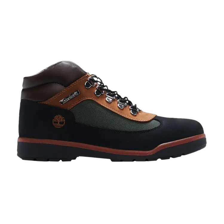 

Ботинки Timberland Field Boot Junior Black Brown Green, черный
