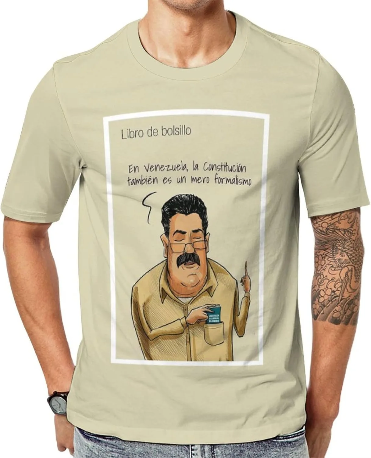 

Футболка Nicolas Maduro мужская с коротким рукавом Wzsxbfsn