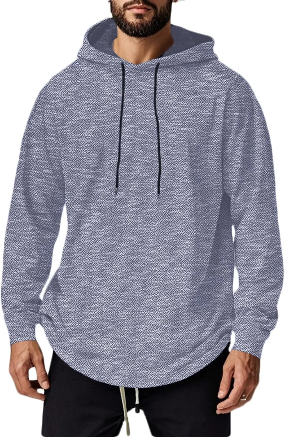 

Мужской худи Vintage с кулиской, легкий и свободный