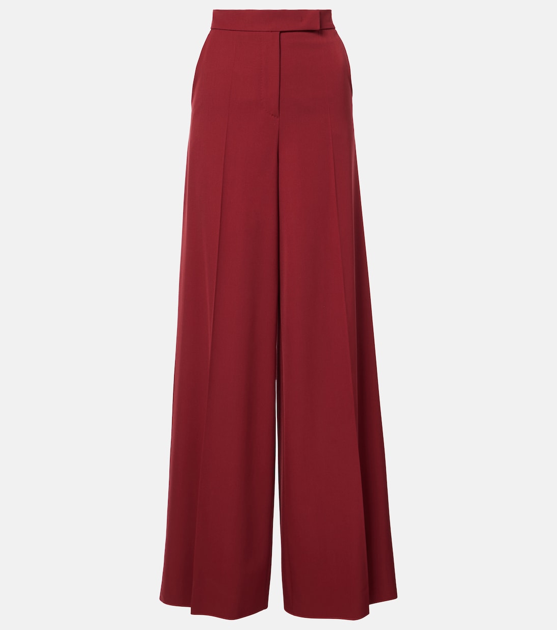 

Брюки-палаццо из габардина из натуральной шерсти Ninfa Max Mara, Rosso