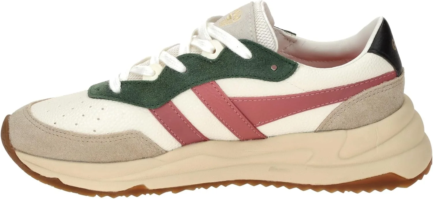 Кроссовки Gola Unisex Saturn Quadrant, белый/розовый — фото 4