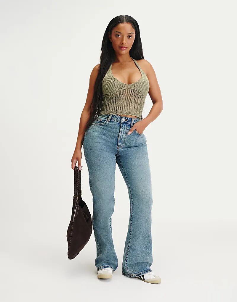 

Расклешенные джинсы Cotton On Curvy синего цвета Cotton On