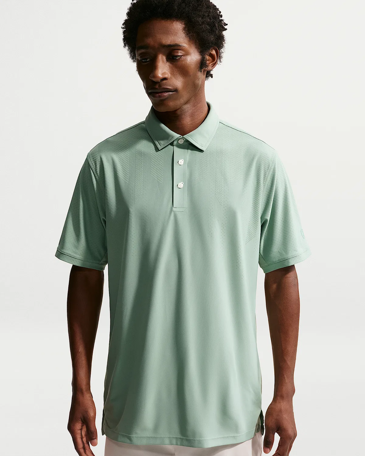 Мужское поло Nike Tailored Performance Dri-FIT Golf, Steam/Steam