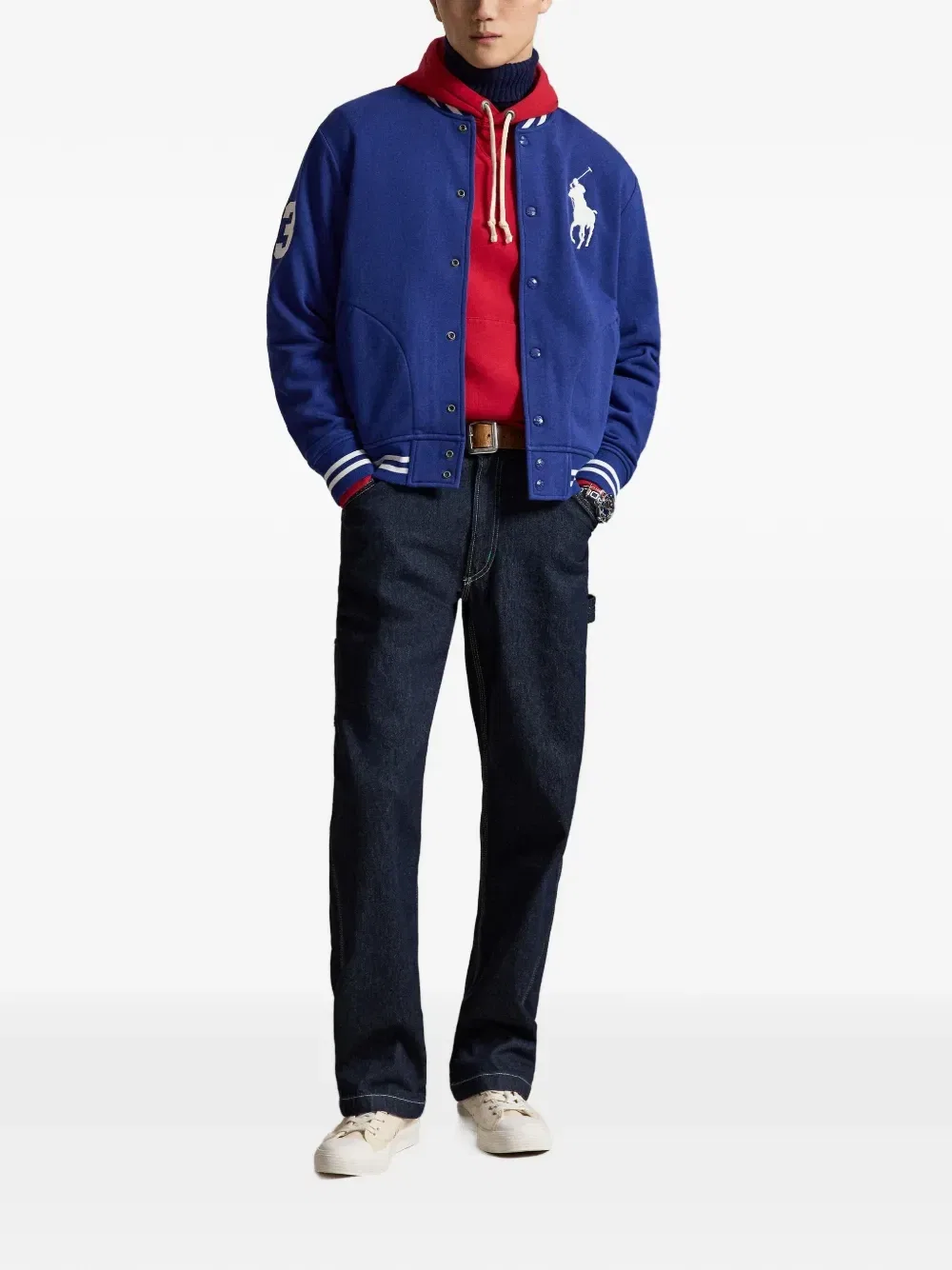 Фактурная куртка Polo Ralph Lauren, синий — фото 2