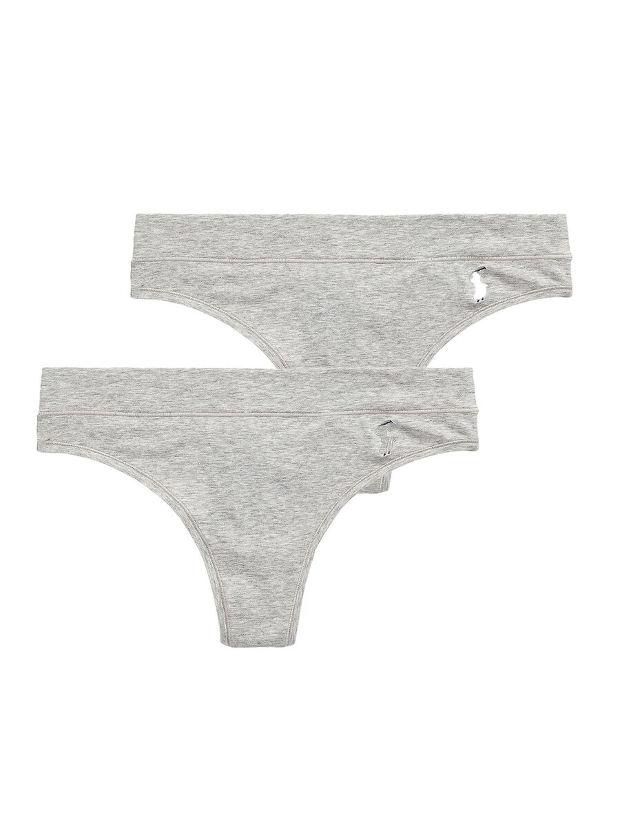 

Стринги Polo Ralph Lauren Thong Club Cotton, светло-серый