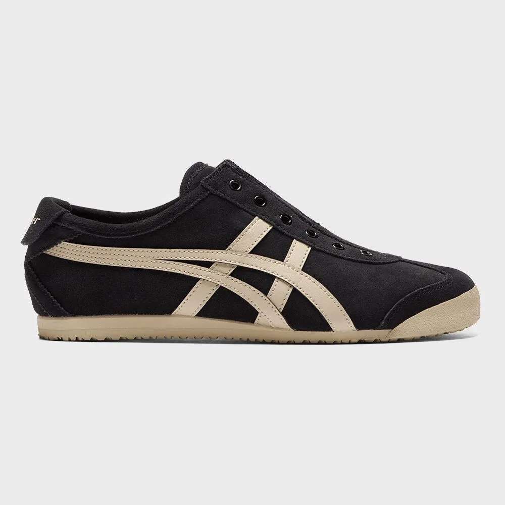 Мужские слипоны Mexico 66 чёрно-белые от Onitsuka Tiger