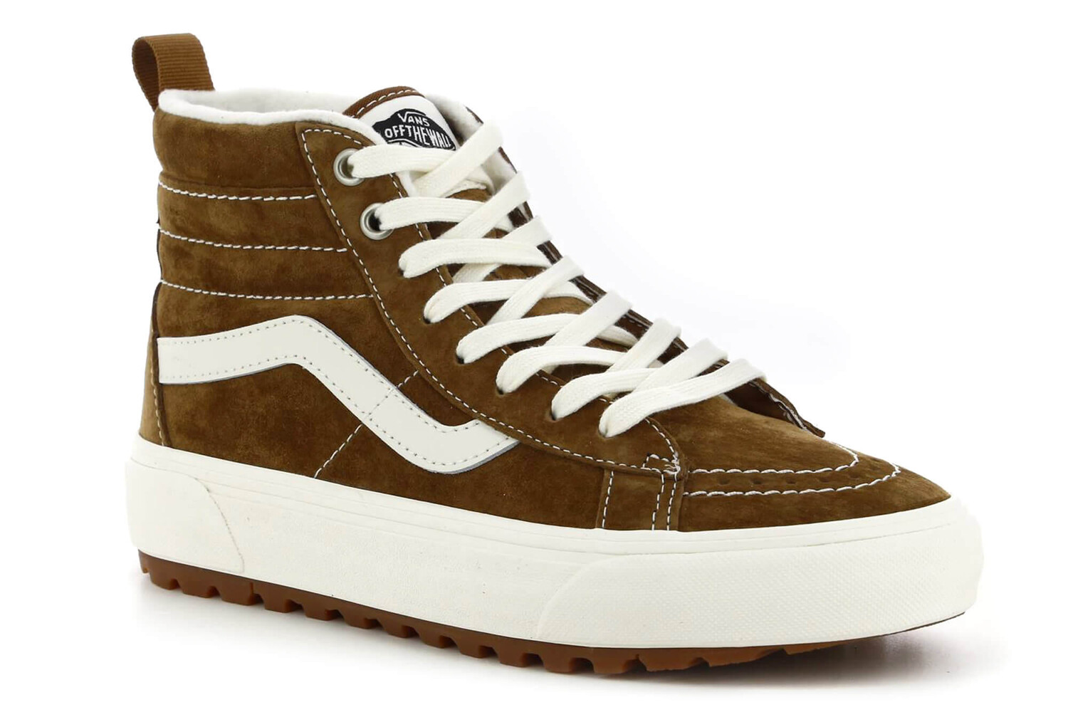 Высокие кроссовки ua sk8-hi mte-1 Vans, коричневый — фото 2