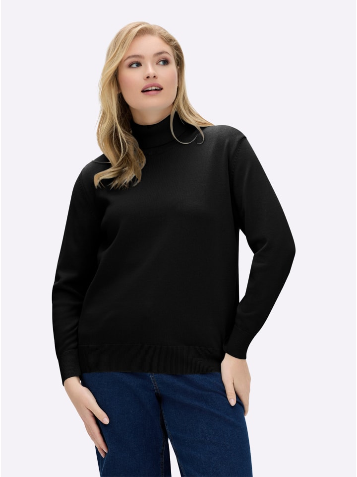 

WITT WEIDEN Черный свитер с высоким воротником