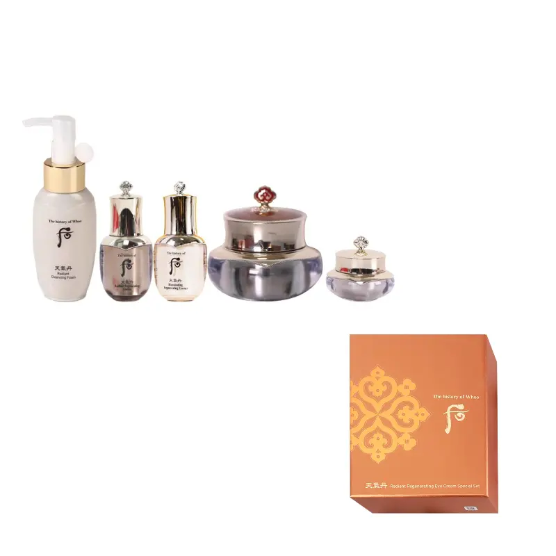 

The History Of Whoo Набор для ухода за кожей вокруг глаз Radiant Tightening Eye Cream увлажняющий успокаивающий комплект из пяти предметов