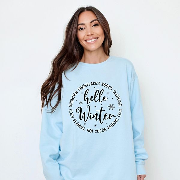 

Толстовка Hello winter circle garment dyed Simply Sage Market, Chambray, Зеленый, Толстовка Hello winter circle garment dyed Simply Sage Market, Chambray