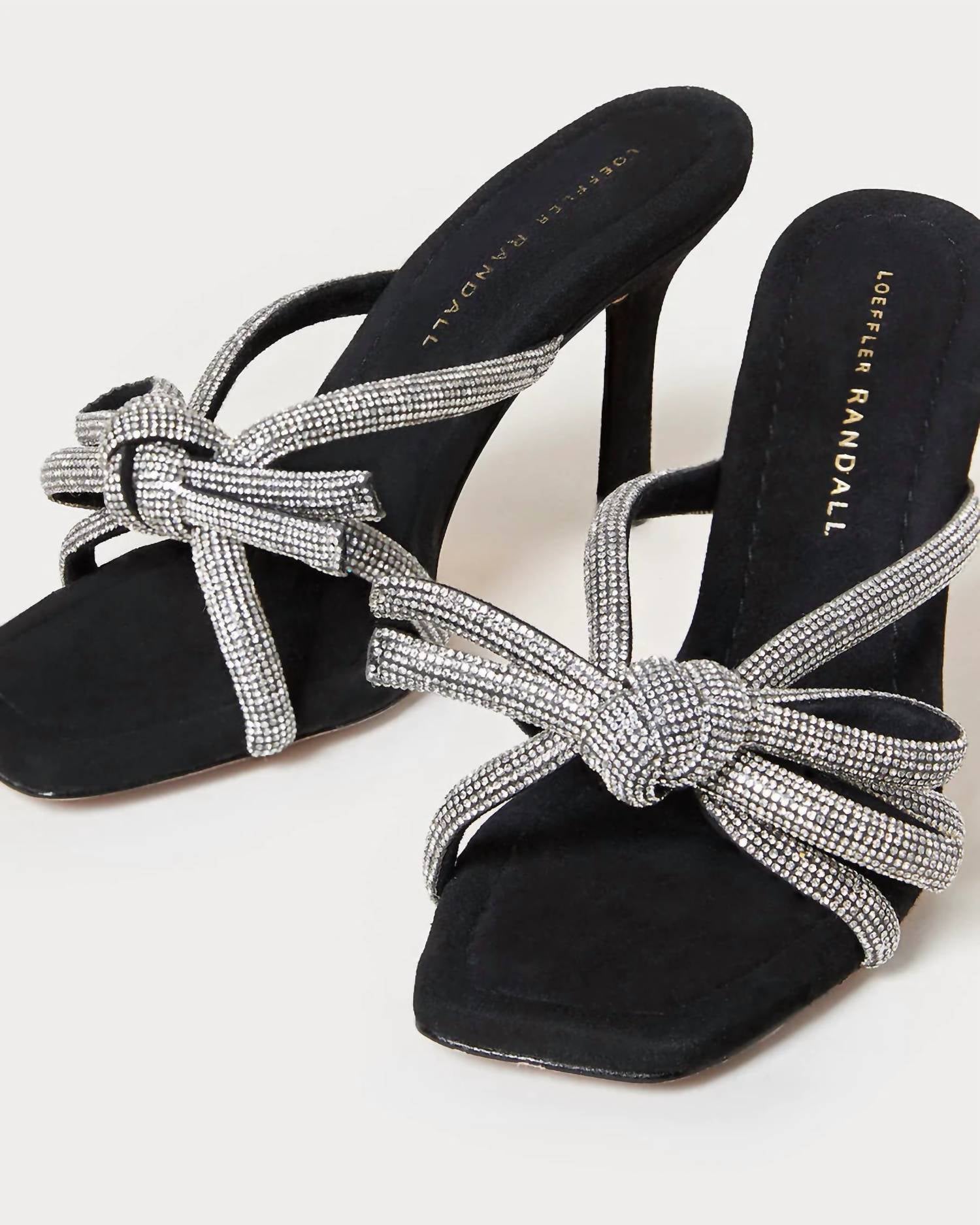 Туфли Margi Bow Heel из черной замши Loeffler Randall