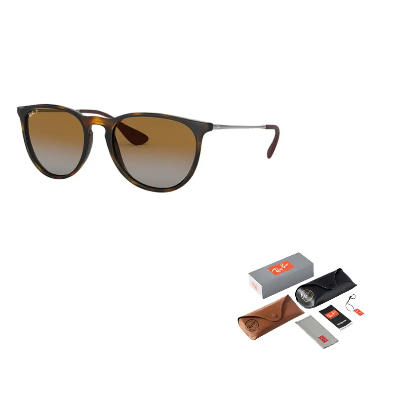 

RayBan Овальная поляризационная оправа для солнцезащитных очков унисекс коричневый, Brown